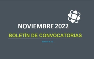 Boletín de convocatorias Noviembre 2022